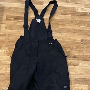 Black ski bibs medium